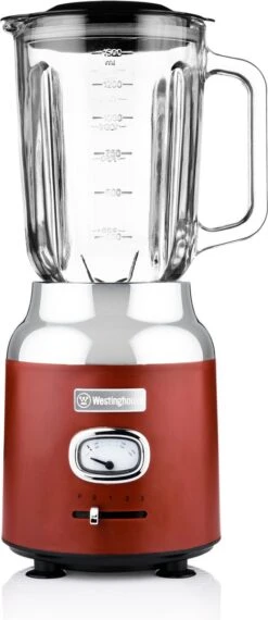 Westinghouse Retro Waterkoker + Broodrooster 4 Sleuven + Blender - Rood 13 Westinghouse Retro Waterkoker + Broodrooster 4 Sleuven + Blender - Rood -Keukengerei Korting Winkel 520x1200 4