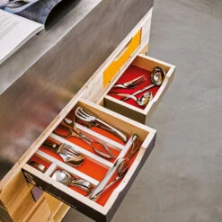 Sambonet Opscheplepel Living Zilver 6 Sambonet Opscheplepel Living Zilver -Keukengerei Korting Winkel 52750C16 amb01