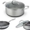 Westinghouse Pannenset Black Signature (Kookpan + Hapjespan ø 24 Cm + Wokpan ø 32 Cm) - Inductie En Alle Andere Warmtebronnen -Keukengerei Korting Winkel 550x279