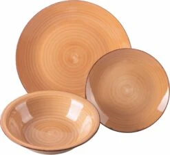 Villa D'Este Serviesset Baita - Chocolate - 18-delig / 6 Personen -Keukengerei Korting Winkel 5911819 d