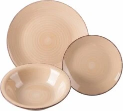 Villa D'Este Serviesset Baita - Chocolate - 18-delig / 6 Personen -Keukengerei Korting Winkel 5911819 e