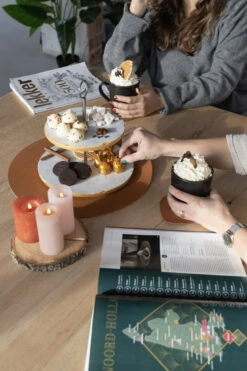 Jay Hill Etagere Marmer Goud 2-Laags -Keukengerei Korting Winkel 6 8720812849278 4