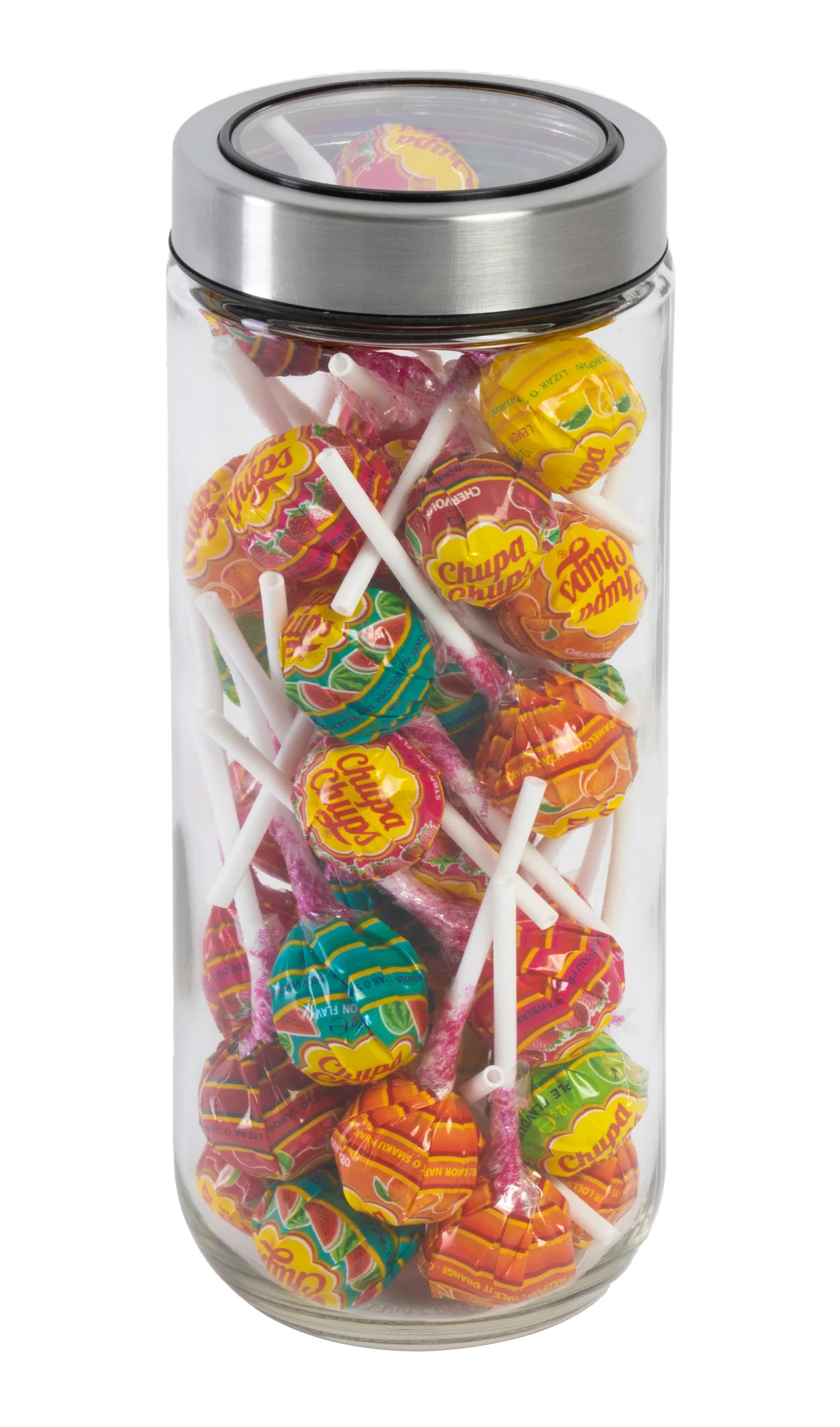 Sareva Voorraadpot - Glas / RVS Deksel - ø 8 Cm / 1 Liter 3 Sareva Voorraadpot - Glas / RVS Deksel - ø 8 Cm / 1 Liter