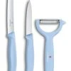Victorinox Messenset Swiss Classic - Blauw - 3-delig 1 Victorinox Messenset Swiss Classic - Blauw - 3-delig -Keukengerei Korting Winkel 7613329141977 1