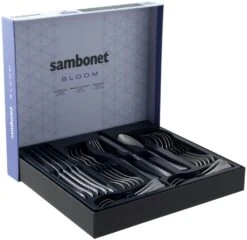 Sambonet Bestekset Bloom - Antique RVS - Monoblock - 24 Delig / 6 Personen 8 Sambonet Bestekset Bloom - Antique RVS - Monoblock - 24 Delig / 6 Personen -Keukengerei Korting Winkel 8014808499012 3