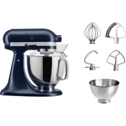 KitchenAid Keukenmachine Artisan - Kantelbare Kop - Ink Blue - 4.8 Liter - 5KSM175PSEIB 6 KitchenAid Keukenmachine Artisan - Kantelbare Kop - Ink Blue - 4.8 Liter - 5KSM175PSEIB -Keukengerei Korting Winkel 8597115800705B15D