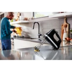 KitchenAid Handmixer - 6 Standen - Onyx Zwart - 5KHM6118EOB -Keukengerei Korting Winkel 859711634760 1