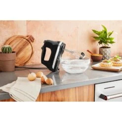 KitchenAid Handmixer - 6 Standen - Onyx Zwart - 5KHM6118EOB -Keukengerei Korting Winkel 859711634760 2