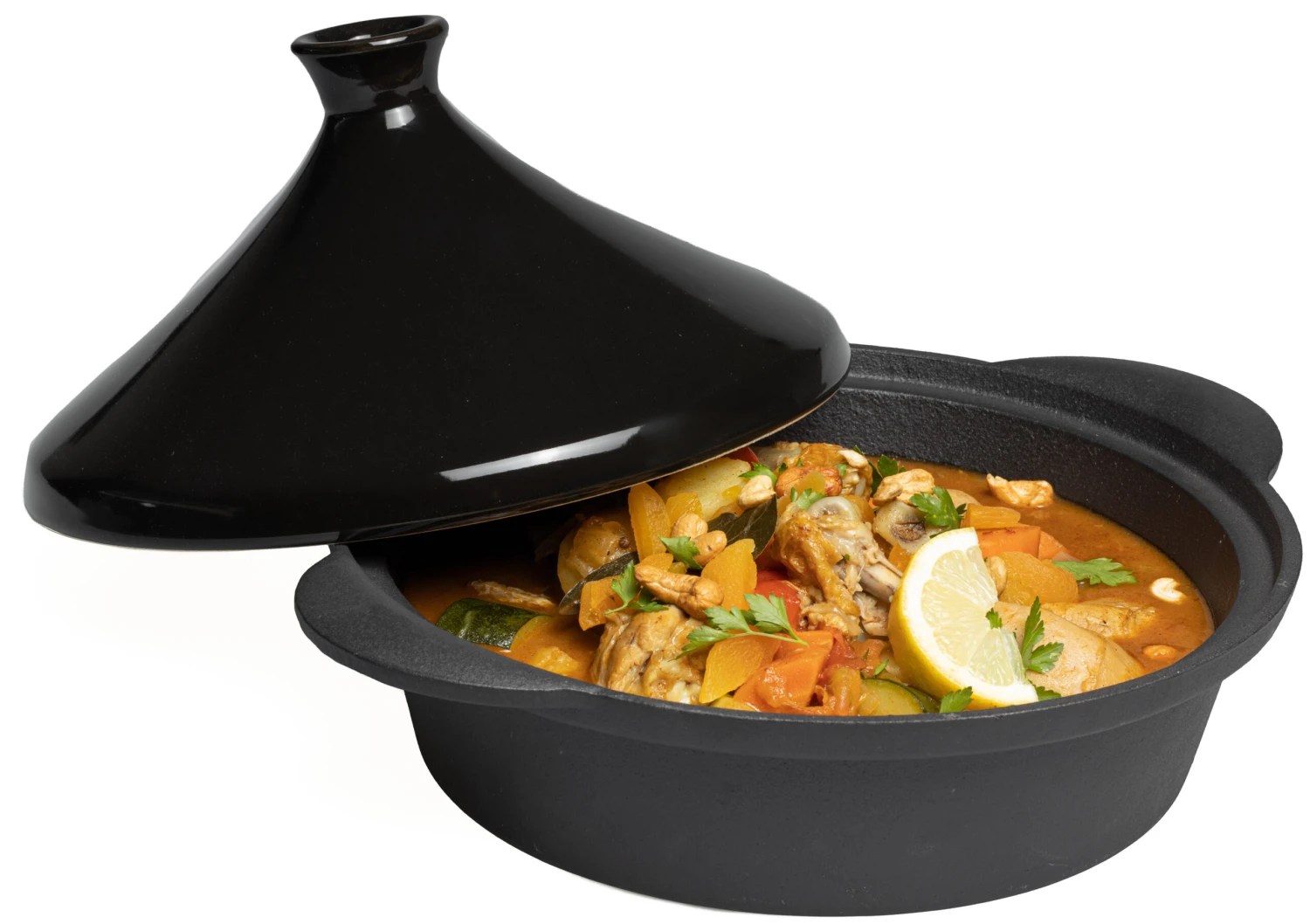 Blackwell Tajine Gietijzer - Zwart - ø 30 Cm / 3 Liter 3 Blackwell Tajine Gietijzer - Zwart - ø 30 Cm / 3 Liter