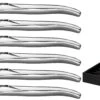 Jay Hill Steakmessen Laguiole - Raw Black - RVS - 6 Stuks -Keukengerei Korting Winkel 8720364453435