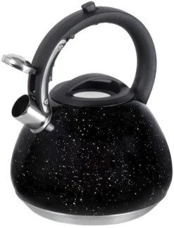 Resto Kitchenware Fluitketel Lyra - Zwart - 2.7 Liter -Keukengerei Korting Winkel 90604.4260403577318.ver03