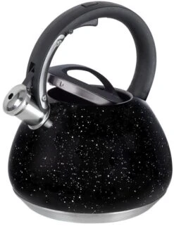 Resto Kitchenware Fluitketel Lyra - Zwart - 2.7 Liter -Keukengerei Korting Winkel 90604.4260403577318.ver07