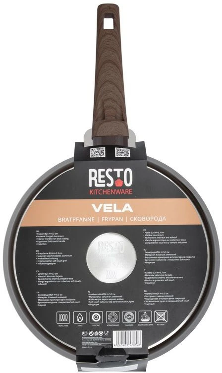 Resto Kitchenware Koekenpan Vela Coffee ø 24 Cm - Inductie Koekenpan 9 Resto Kitchenware Koekenpan Vela Coffee ø 24 Cm - Inductie Koekenpan - Afbeelding 7