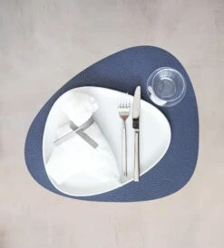 LIND DNA Placemat Hippo - Leer - Navy Blue - 44 X 37 Cm -Keukengerei Korting Winkel 981266 2 1597965051