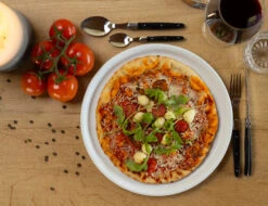 Jay Hill Pizzaborden Speckle White - ø 32 Cm - 4 Stuks -Keukengerei Korting Winkel AR7A5892