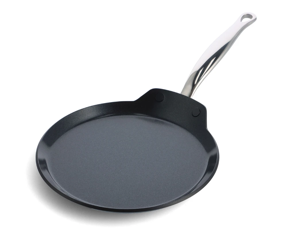 GreenPan Pannenkoekenpan Barcelona Pro - Zwart - ø 28 Cm - Keramische Anti-aanbaklaag 3 GreenPan Pannenkoekenpan Barcelona Pro - Zwart - ø 28 Cm - Keramische Anti-aanbaklaag