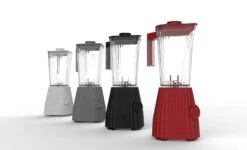 Alessi Blender Plissé - 5 Snelheden + Turbostand - Grijs - Michele De Lucchi - 1.5 Liter - MDL09 G 8 Alessi Blender Plissé - 5 Snelheden + Turbostand - Grijs - Michele De Lucchi - 1.5 Liter - MDL09 G -Keukengerei Korting Winkel Alles Alessi Blendera 1