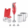 Bamix Staafmixer Set SwissLine - 200 W - Rood -Keukengerei Korting Winkel Bamix Staafmixer Swissline Rood