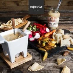 Boska Fondueset - 2 Personen - Wit 10 Boska Fondueset - 2 Personen - Wit -Keukengerei Korting Winkel Boska Tapas Fondue Eiken 2