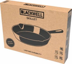 Blackwell Koekenpan - Gietijzer - ø 25 Cm - Zonder Anti-aanbaklaag -Keukengerei Korting Winkel Box25 Package New 1