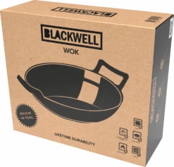 Blackwell Wokpan / Wadjan - Gietijzer - ø 32 Cm - Zonder Anti-aanbaklaag -Keukengerei Korting Winkel Box32 Package New