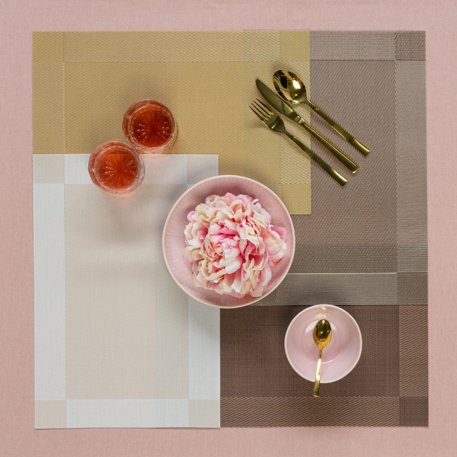 Jay Hill Placemats - Copper - 45 X 31 Cm - 6 Stuks 5 Jay Hill Placemats - Copper - 45 X 31 Cm - 6 Stuks - Afbeelding 3