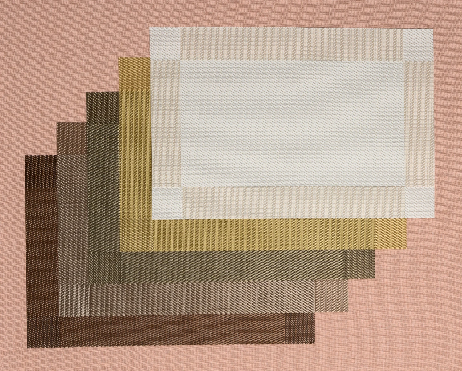 Jay Hill Placemats - Copper - 45 X 31 Cm - 6 Stuks 6 Jay Hill Placemats - Copper - 45 X 31 Cm - 6 Stuks - Afbeelding 4