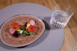 Jay Hill Placemats - Vegan Leer - Grijs / Blauw - Dubbelzijdig - ø 38 Cm - 6 Stuks -Keukengerei Korting Winkel EP2A3112 1