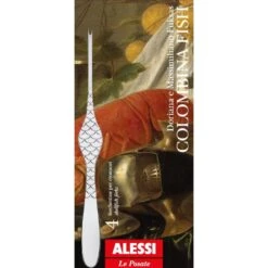 Alessi Kreeftenvork Colombina Fish - FM23/34S4 - 4 Stuks - Door Doriana & Massimiliano Fuksas -Keukengerei Korting Winkel FM23 43S4 02