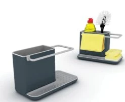 Joseph Joseph Gootsteenorganiser - Caddy - Antraciet -Keukengerei Korting Winkel Gootsteenorganiser Caddy Antraciet Sfeer