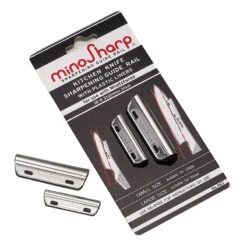 Minosharp Wetsteen Mesbegeleiders - 2 Stuks -Keukengerei Korting Winkel H4560