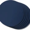 Jay Hill Placemats - Vegan Leer - Grijs / Blauw - Dubbelzijdig - ø 38 Cm - 6 Stuks -Keukengerei Korting Winkel Jay Hill Placemats 12