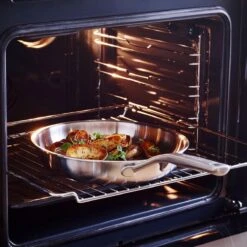 KitchenAid Koekenpan - Multi-Ply RVS - ø 24 Cm - Zonder Anti-aanbaklaag -Keukengerei Korting Winkel KA Koekenpan Multiply Stainless 4 1