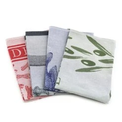 KOOK Theedoek Vis Blauw 50 X 70 Cm -Keukengerei Korting Winkel KOOK keukentextiel schorten ovenwanten 33