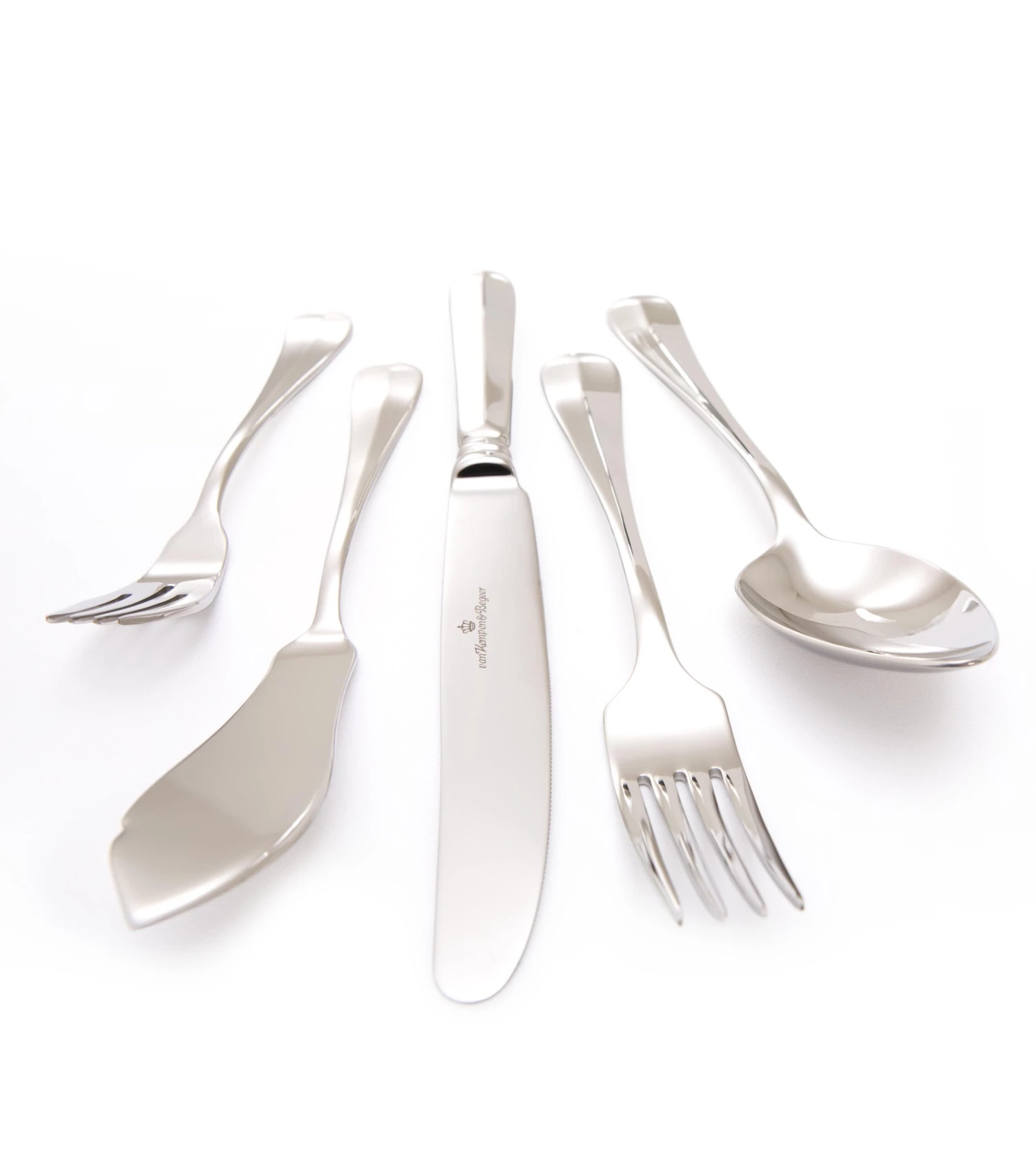 Van Kempen & Begeer Haags Lofje Tafellepel - Verzilverd 5 Van Kempen & Begeer Haags Lofje Tafellepel - Verzilverd - Afbeelding 3