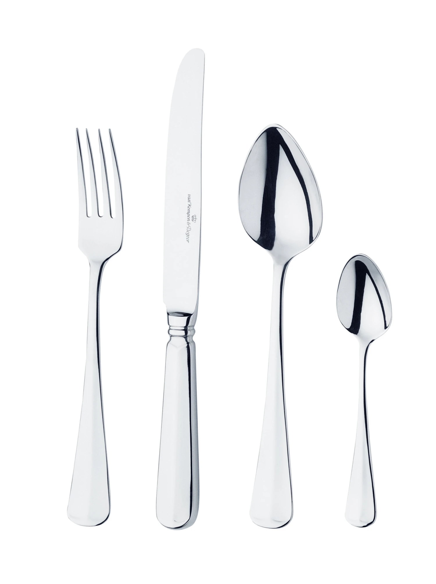 Van Kempen & Begeer Haags Lofje Tafellepel - Verzilverd 4 Van Kempen & Begeer Haags Lofje Tafellepel - Verzilverd - Afbeelding 2