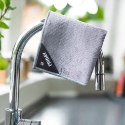 Klud Vaatdoekjes Grijs 30 X 30 - 7 Stuks -Keukengerei Korting Winkel Klud microvezel vaatdoekjes grijs set van 7 5700002039033 37