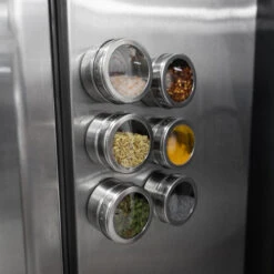 Blackwell Kruidenpotjes Magnetisch - Inclusief 6 Potjes - RVS -Keukengerei Korting Winkel Kruidenpotjes 1