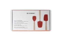 Le Creuset Spatelset - 3 Stuks - Premium - Kersenrood -Keukengerei Korting Winkel LC 20201218 ZS PS FS 42830000600007 005