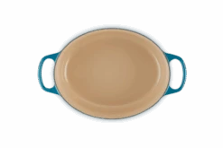 Le Creuset Braadpan Signature - Ovaal - Deap Teal - ø 29 Cm / 4.7 Liter -Keukengerei Korting Winkel LC 20210125 HL PS FS 21178296422430 005