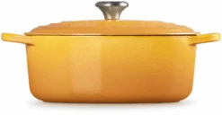 Le Creuset Braadpan Signature - Ovaal - Nectar - ø 29 Cm / 4.7 Liter -Keukengerei Korting Winkel LC 20220720 HL PS FS 21178296724430 003