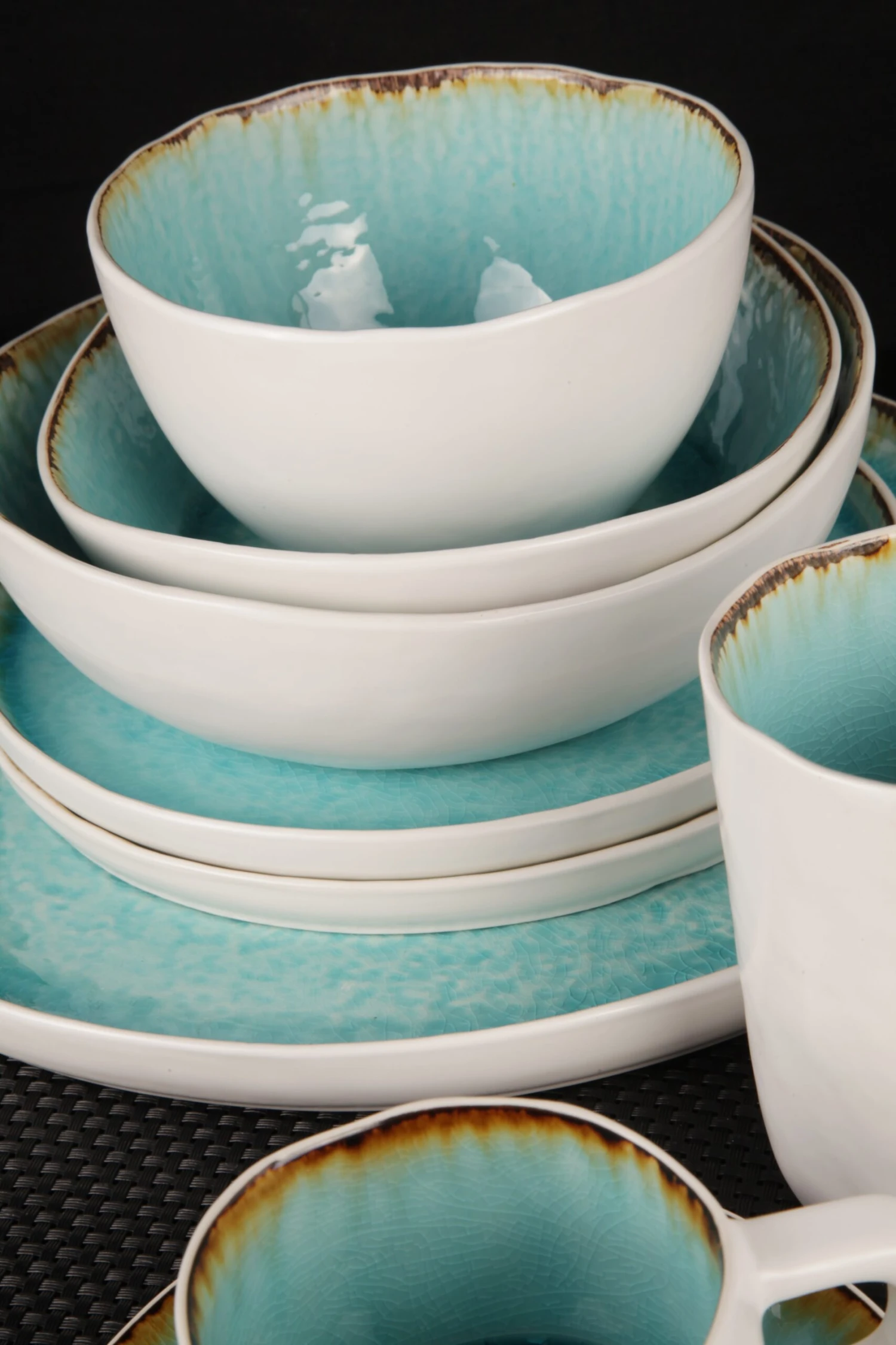 Cosy & Trendy Koffieschotel Laguna Azzurro ø 15 Cm 4 Cosy & Trendy Koffieschotel Laguna Azzurro ø 15 Cm - Afbeelding 2