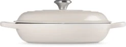 Le Creuset Braadpan Signature - Campagnard - Meringue - ø 30 Cm / 3.5 Liter -Keukengerei Korting Winkel Le Creuset LC 20220726 HL PS FS 21180307164430 003