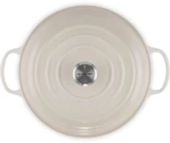 Le Creuset Braadpan Signature - Campagnard - Meringue - ø 30 Cm / 3.5 Liter -Keukengerei Korting Winkel Le Creuset LC 20220726 HL PS FS 21180307164430 004