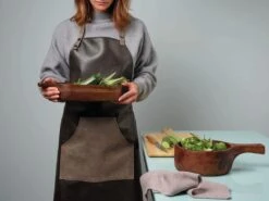 ASA Selection Keukenschort PVC Bruin 90 X 82 Cm 7 ASA Selection Keukenschort PVC Bruin 90 X 82 Cm -Keukengerei Korting Winkel Lederschuerze braun