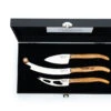 Laguiole Style De Vie Kaasmessen / Kaasmessenset Luxury Line Olijfhout - 3 Stuks 2 Laguiole Style De Vie Kaasmessen / Kaasmessenset Luxury Line Olijfhout - 3 Stuks -Keukengerei Korting Winkel LuxKaasV2Olijf