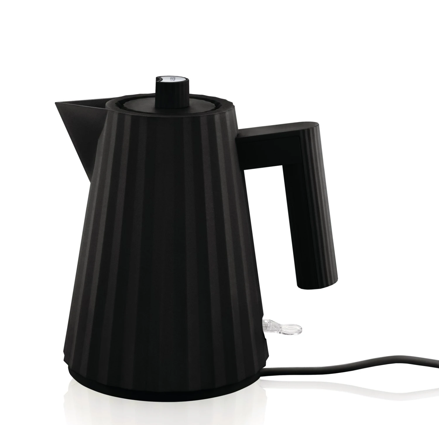 Alessi Waterkoker Plissé - Droogkookbeveiliging - Zwart - Michele De Lucchi - 1 Liter - MDL06/1 B 6 Alessi Waterkoker Plissé - Droogkookbeveiliging - Zwart - Michele De Lucchi - 1 Liter - MDL06/1 B - Afbeelding 4