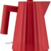 Alessi Waterkoker Plissé - Droogkookbeveiliging - Rood - Michele De Lucchi - 1 Liter - MDL06/1 R -Keukengerei Korting Winkel MDL061 07 A4 3500pxl 1