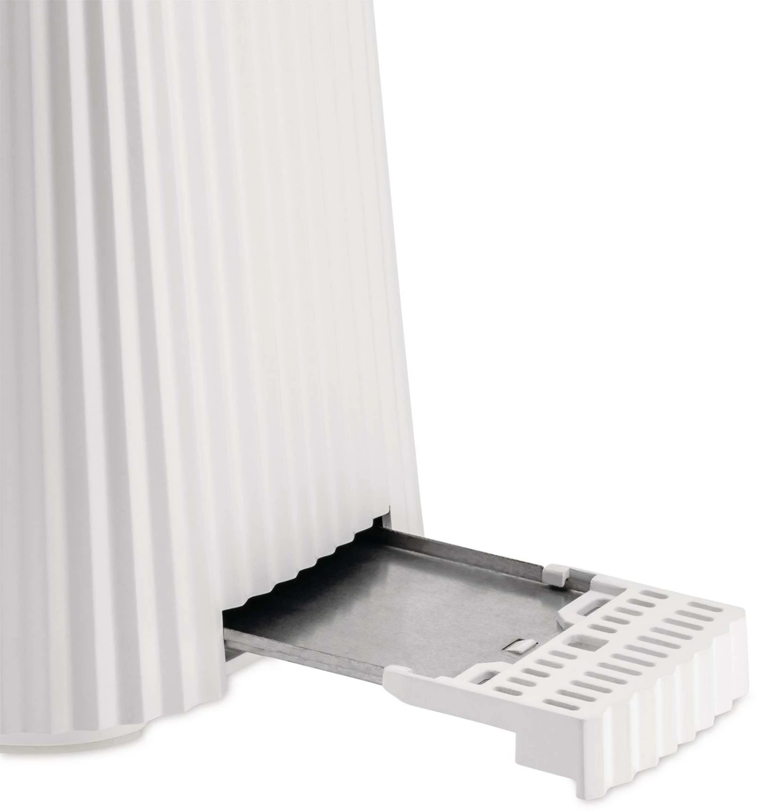 Alessi Broodrooster Plissé - 6 Standen - Wit - Michele De Lucchi - MDL08 W 7 Alessi Broodrooster Plissé - 6 Standen - Wit - Michele De Lucchi - MDL08 W - Afbeelding 5