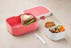 Mepal Lunchset (Schoolbeker & Lunchbox) Campus Roze -Keukengerei Korting Winkel Mepal Lunchset Roze Sfeerfoto 107420178200 2